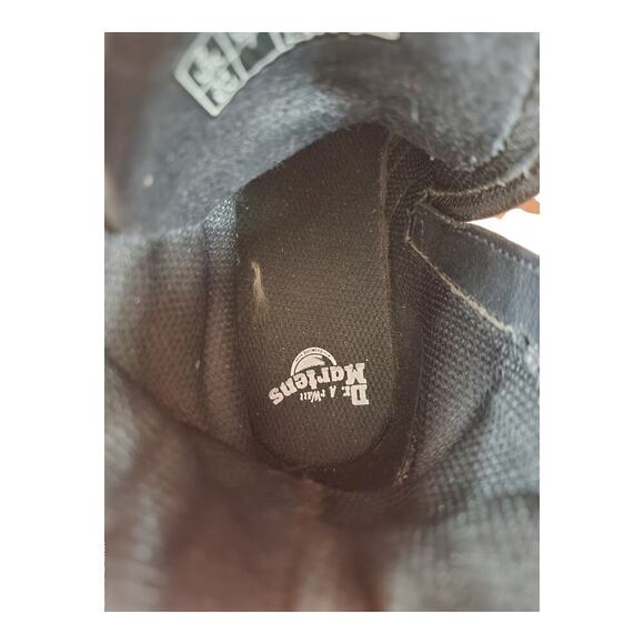 Dr martens 1460J black combat boots kids size 3 airwair lace up/ zip up boots - Picture 10 of 16